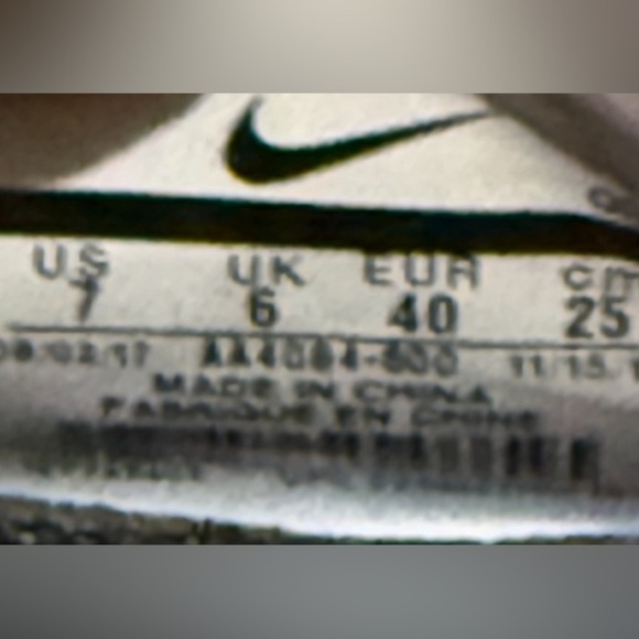 Nike Air Max Flair Women Size 7 University Team Red Running Shoes AA4084-600 - Picture 4 of 4